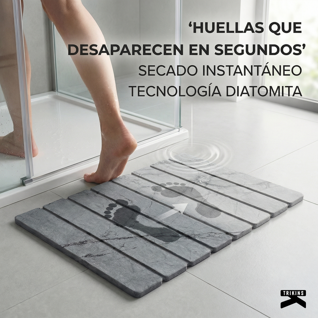 Alfombra Diatomita Gris