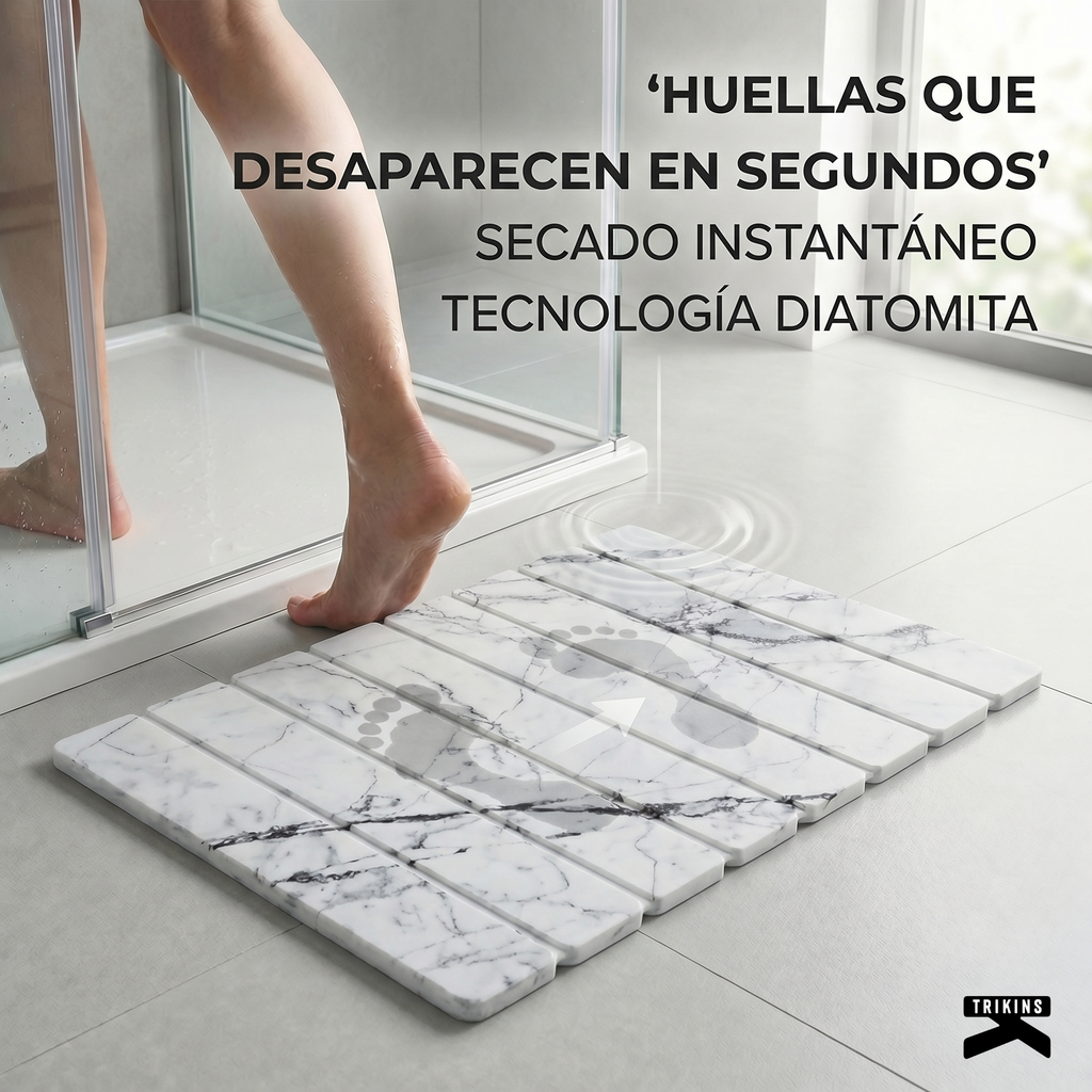 Alfombra Diatomita Blanca