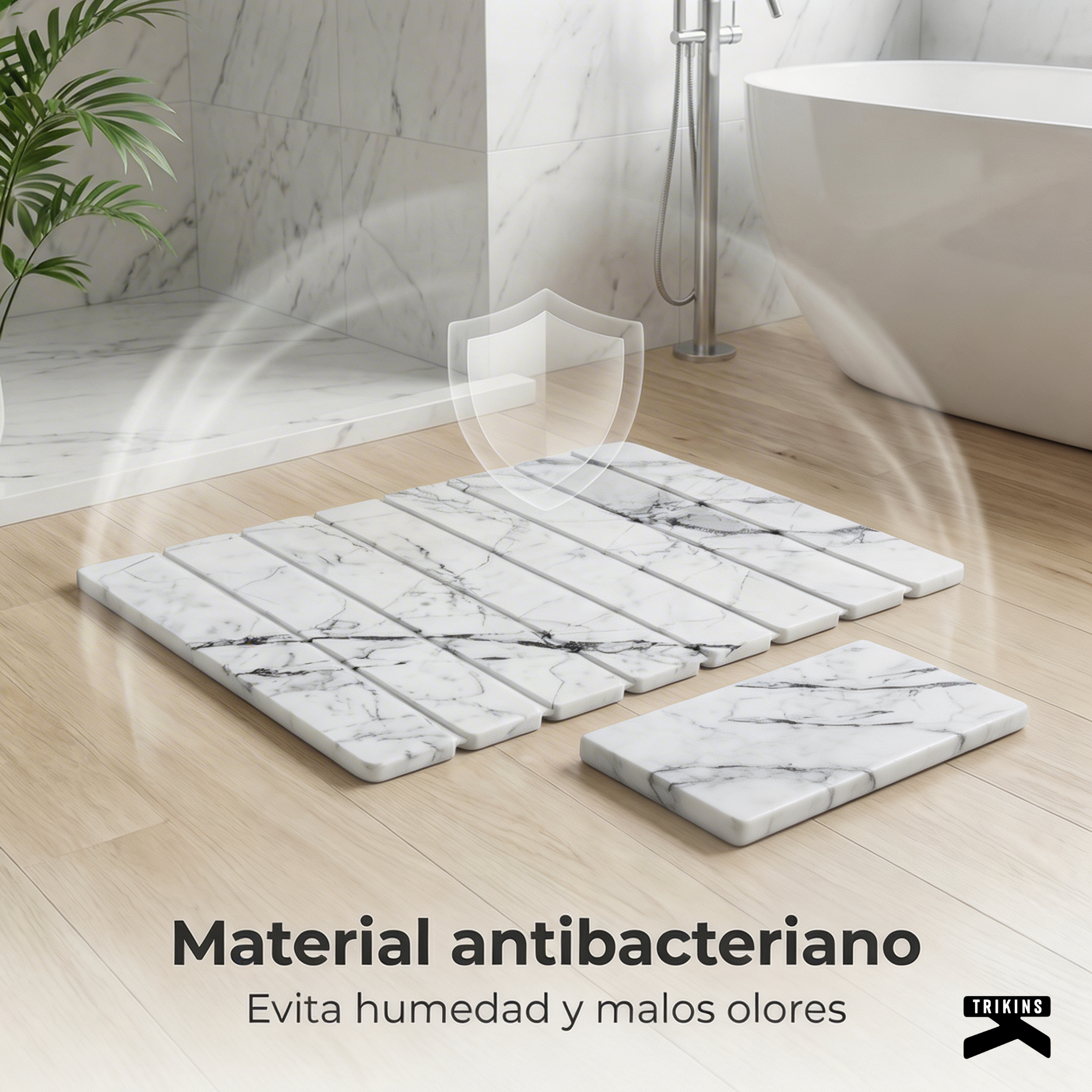 Alfombra Diatomita Blanca