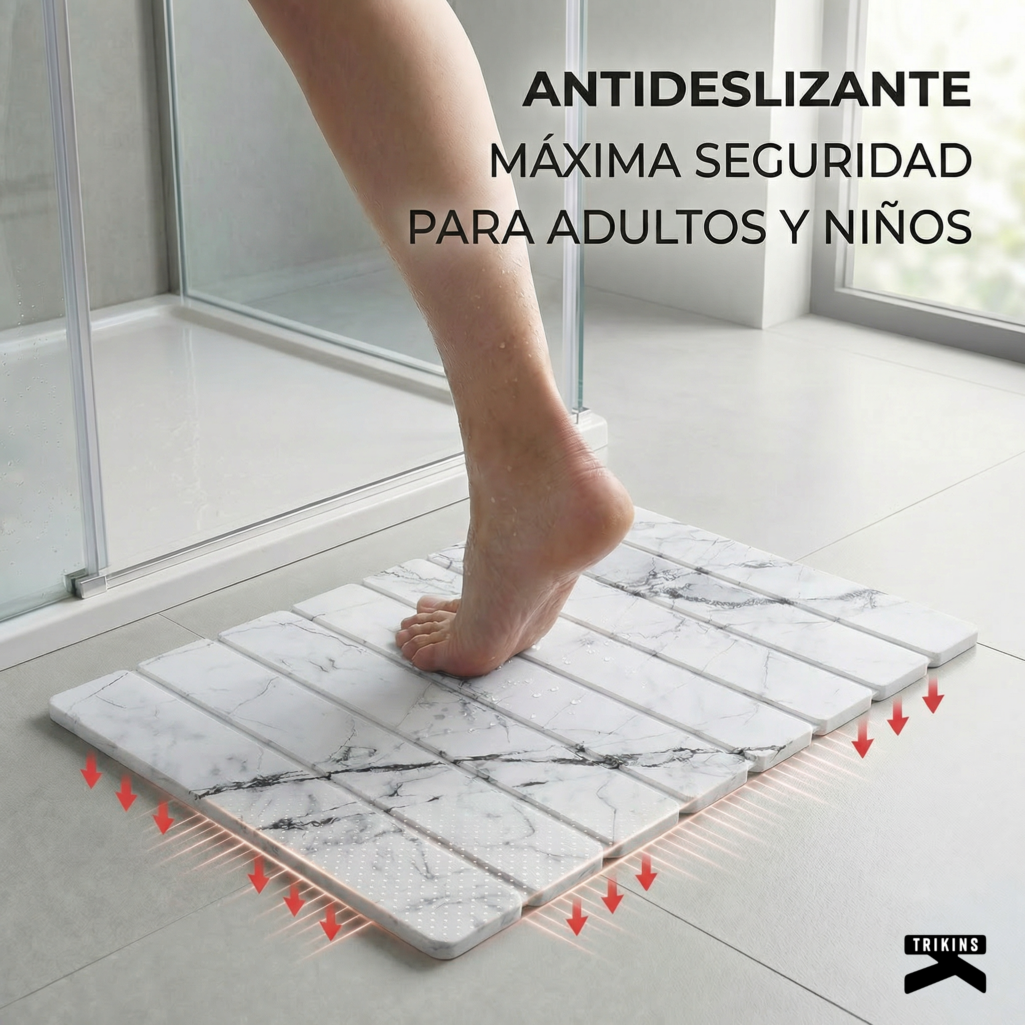 Alfombra Diatomita Blanca