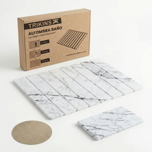 Alfombra Diatomita Blanca