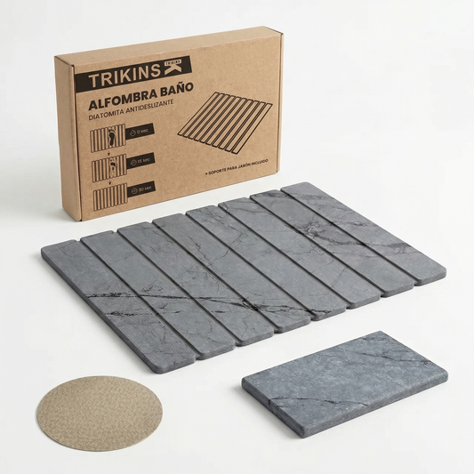 Alfombra Diatomita Gris